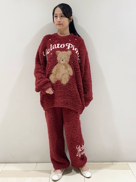 「アイテム（ルームウェア）」を使った、gelato piqueさん（レディース・150cm）の秋コーディネート