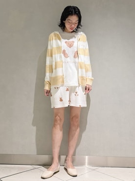 「アイテム（ルームウェア/パジャマ）」を使った、gelato piqueさん（レディース・168cm）の冬コーディネート