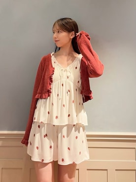 「アイテム（ルームウェア/パジャマ）」を使った、gelato piqueさん（レディース・161cm）の夏コーディネート