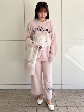 「アイテム（インテリア）」を使った、gelato piqueさん（レディース・163cm）の秋コーディネート
