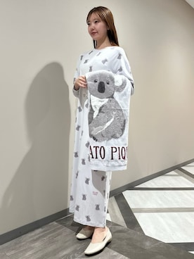「アイテム（ルームウェア）」を使った、gelato piqueさん（レディース・158cm）の夏コーディネート