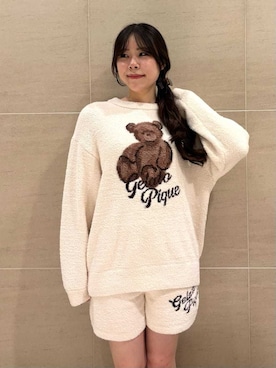 「アイテム（ルームウェア）」を使った、gelato piqueさん（レディース・160cm）の秋コーディネート