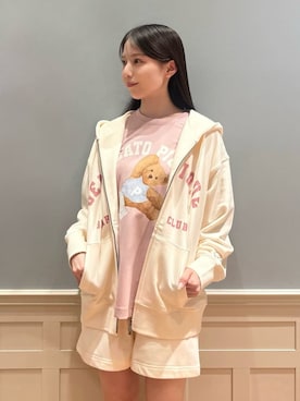 「アイテム（ルームウェア）」を使った、gelato piqueさん（レディース・161cm）の夏コーディネート