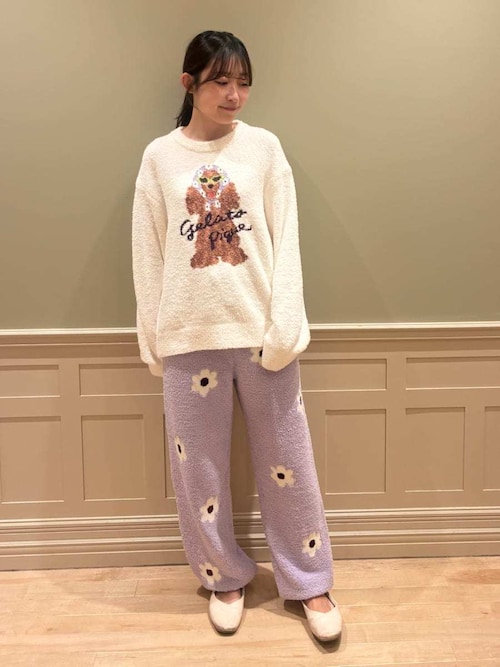 3柄ジャガードロングパンツ（ルームウェア/パジャマ）｜gelato pique