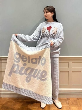 gelato pique（ジェラートピケ）の「ベビモコラビットジャガード