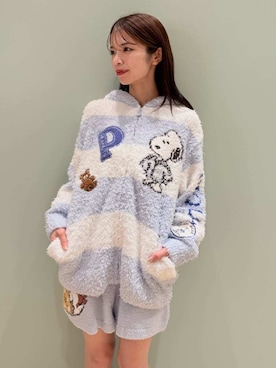 「アイテム（ルームウェア/パジャマ）」を使った、gelato piqueさん（レディース・156cm）の秋コーディネート