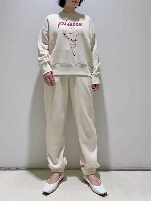 UNISEX】裏毛ワンポイントプルオーバー（ルームウェア/パジャマ