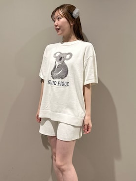 「アイテム（ルームウェア）」を使った、gelato piqueさん（レディース・158cm）の夏コーディネート