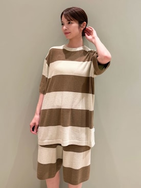 「アイテム（ルームウェア）」を使った、gelato piqueさん（レディース・156cm）の夏コーディネート