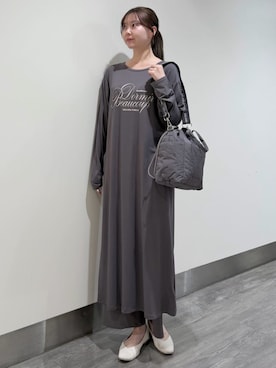 「アイテム（ルームウェア）」を使った、gelato piqueさん（レディース・158cm）の秋コーディネート