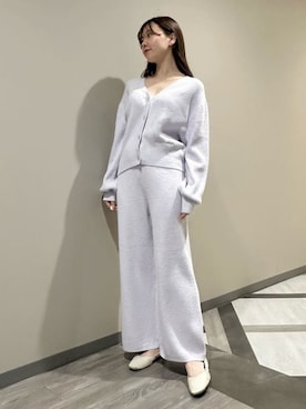 「アイテム（ルームウェア/パジャマ）」を使った、gelato piqueさん（レディース・158cm）の冬コーディネート