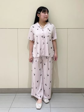 「アイテム（ルームウェア）」を使った、gelato piqueさん（レディース・155cm）の夏コーディネート