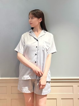「アイテム（ルームウェア/パジャマ）」を使った、gelato piqueさん（レディース・161cm）の夏コーディネート