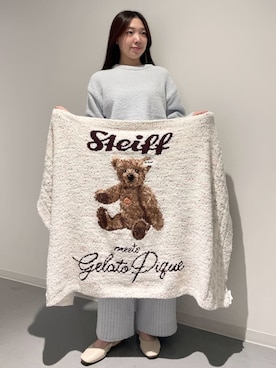 「アイテム（ルームウェア）」を使った、gelato piqueさん（レディース・162cm）の冬コーディネート