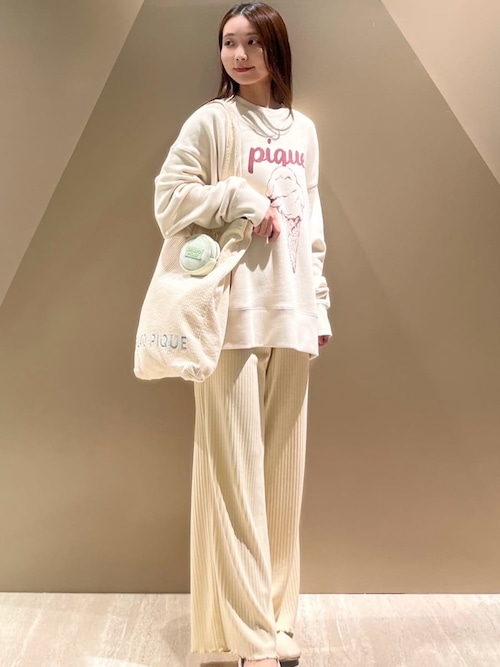 UNISEX】裏毛ワンポイントプルオーバー（ルームウェア/パジャマ