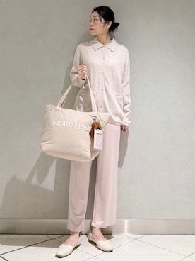 「アイテム（カードケース）」を使った、gelato piqueさん（レディース・168cm）の冬コーディネート