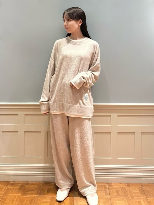 HOMME】レイヤードホットスムーズィープルオーバー（ルームウェア