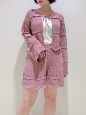 「アイテム（ルームウェア/パジャマ）」を使った、gelato piqueさん（レディース・155cm）の夏コーディネート
