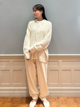 「アイテム（ルームウェア）」を使った、gelato piqueさん（レディース・161cm）の秋コーディネート