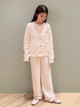 「アイテム（ルームウェア/パジャマ）」を使った、gelato piqueさん（レディース・156cm）の秋コーディネート