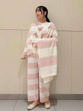 「アイテム（ブランケット）」を使った、gelato piqueさん（レディース・158cm）の冬コーディネート