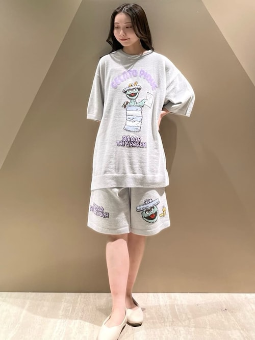SESAME STREET】【HOMME】エアリーモコジャガードプルオーバー&ハーフ