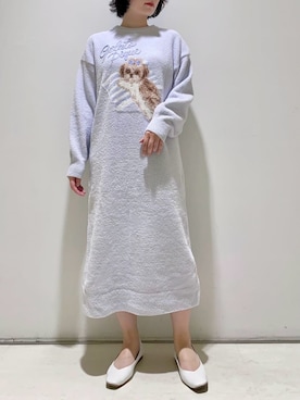 「アイテム（ルームウェア）」を使った、gelato piqueさん（レディース・155cm）の秋コーディネート