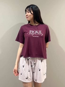 「アイテム（ルームウェア）」を使った、gelato piqueさん（レディース・165cm）の夏コーディネート