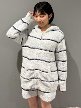「アイテム（ルームウェア）」を使った、gelato piqueさん（レディース・153cm）の秋コーディネート