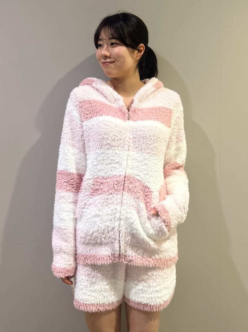 ジェラートランダムボーダーパーカ（ルームウェア/パジャマ）｜gelato