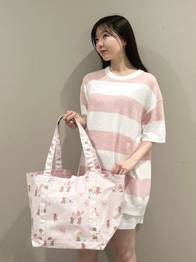 「アイテム（マタニティウェア/グッズ、ピンク系）」を使った、gelato piqueさん（レディース・158cm）の春コーディネート