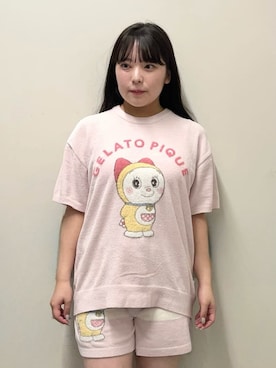 「アイテム（ルームウェア）」を使った、gelato piqueさん（レディース・155cm）の夏コーディネート