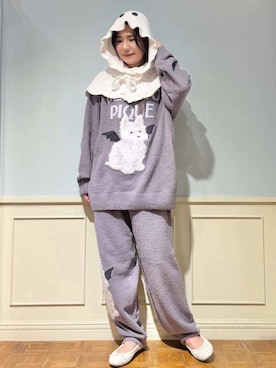 「アイテム（その他ルームウェア）」を使った、gelato piqueさん（レディース・158cm）の秋コーディネート