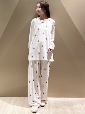 「アイテム（ルームウェア/パジャマ）」を使った、gelato piqueさん（レディース・150cm）の冬コーディネート
