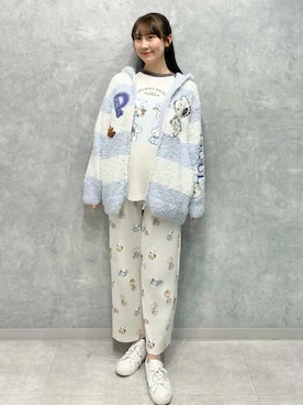 「アイテム（ルームウェア）」を使った、gelato piqueさん（レディース・165cm）の秋コーディネート