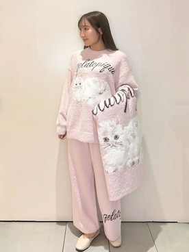 「アイテム（インテリア）」を使った、gelato piqueさん（レディース・158cm）の秋コーディネート