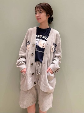 「アイテム（ルームウェア）」を使った、gelato piqueさん（レディース・156cm）の夏コーディネート