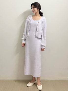 「アイテム（ルームウェア）」を使った、gelato piqueさん（レディース・164cm）の冬コーディネート