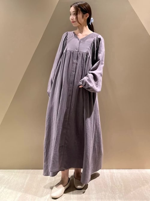 【新品未使用】ジェラートピケ　マタニティガーゼワンピース マタニティガーゼワンピース（ルームウェア/パジャマ）｜gelato pique