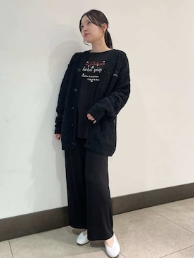 「アイテム（ルームウェア）」を使った、gelato piqueさん（レディース・158cm）の秋コーディネート