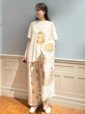 「アイテム（インテリア）」を使った、gelato piqueさん（レディース・161cm）の春コーディネート