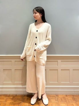 「アイテム（ルームウェア）」を使った、gelato piqueさん（レディース・161cm）の秋コーディネート