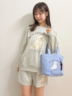 「プルオーバー」｜gelato piqueさん（レディース・161cm）の夏コーディネート