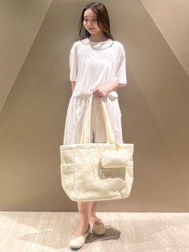 「アイテム（ポーチ）」を使った、gelato piqueさん（レディース・150cm）の春コーディネート