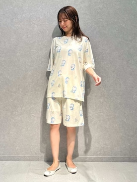 「アイテム（ルームウェア）」を使った、gelato piqueさん（レディース・156cm）の夏コーディネート