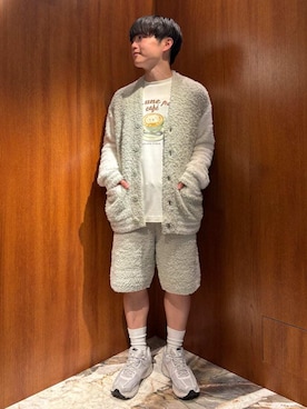 「アイテム（ルームウェア）」を使った、gelato piqueさん（メンズ・163cm）の冬コーディネート