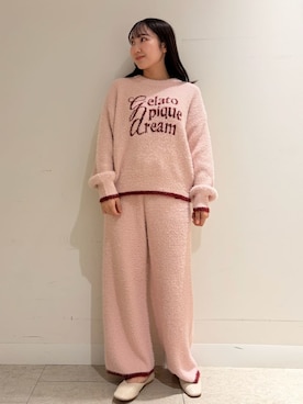 「アイテム（ルームウェア）」を使った、gelato piqueさん（レディース・158cm）の秋コーディネート