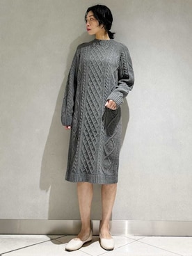 「アイテム（ルームウェア）」を使った、gelato piqueさん（レディース・168cm）の冬コーディネート