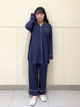 「アイテム（ルームウェア）」を使った、gelato piqueさん（レディース・155cm）の春コーディネート