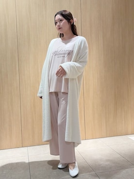 「アイテム（ルームウェア）」を使った、gelato piqueさん（レディース・158cm）の秋コーディネート